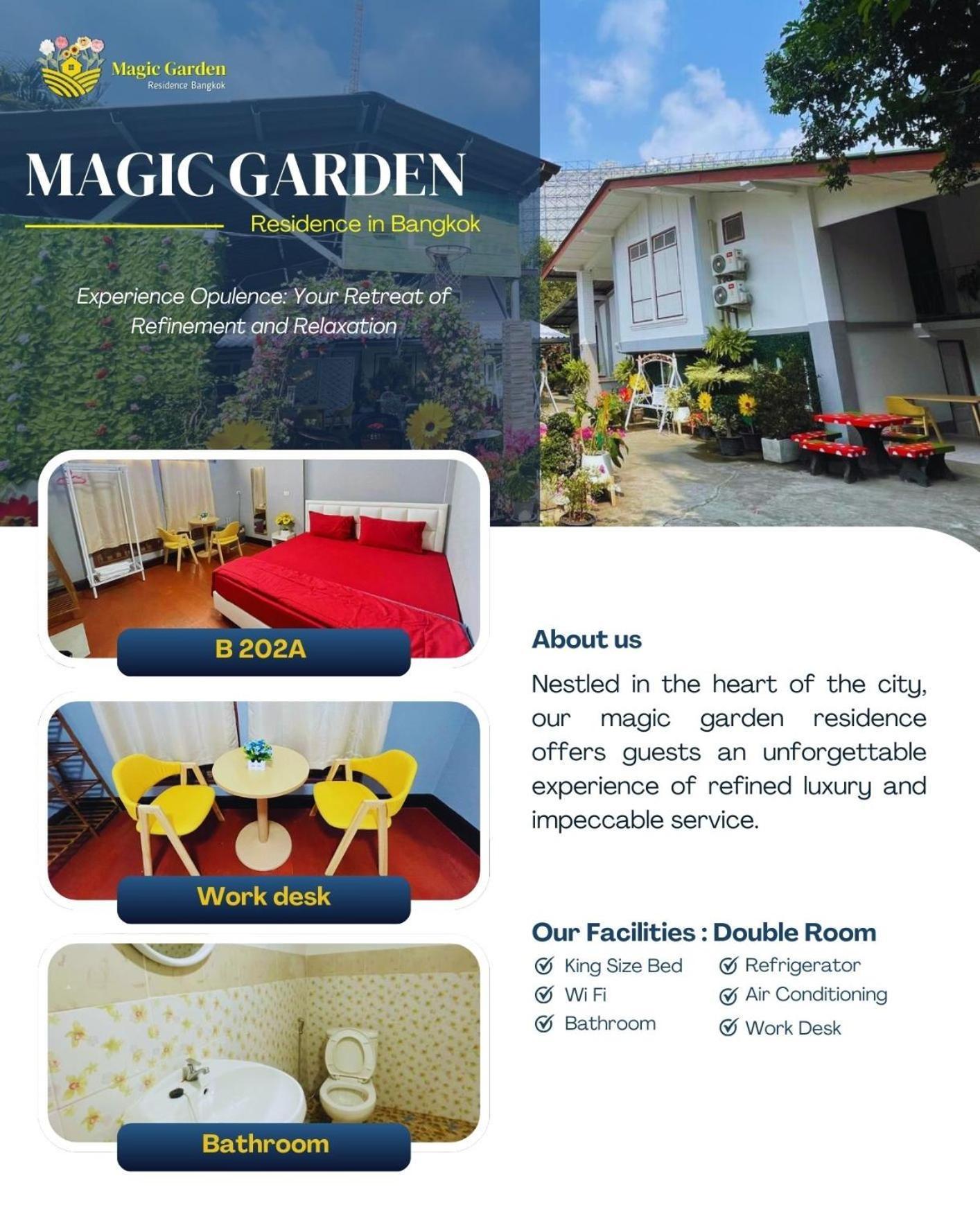 Magic Garden Residence Bangkok Exterior foto