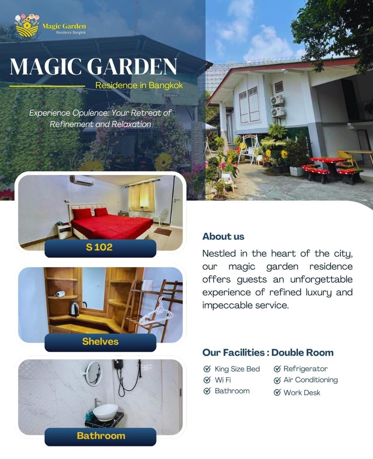 Magic Garden Residence Bangkok Exterior foto