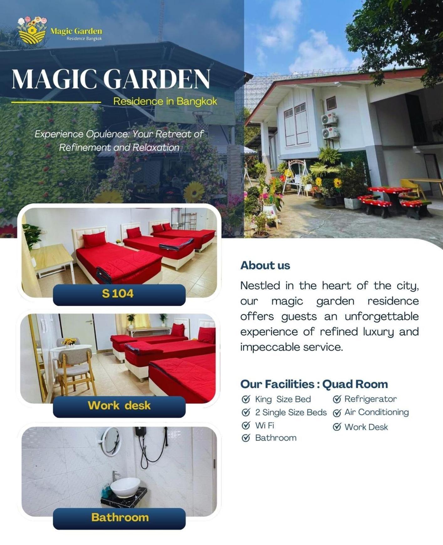 Magic Garden Residence Bangkok Exterior foto