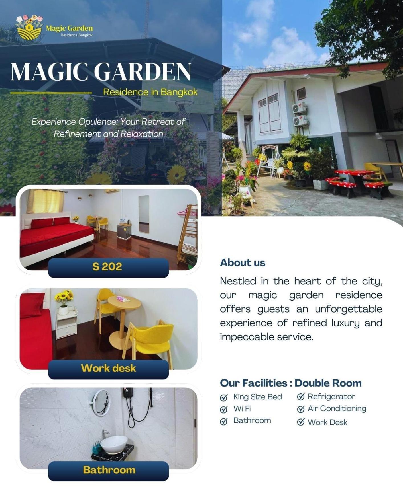Magic Garden Residence Bangkok Exterior foto