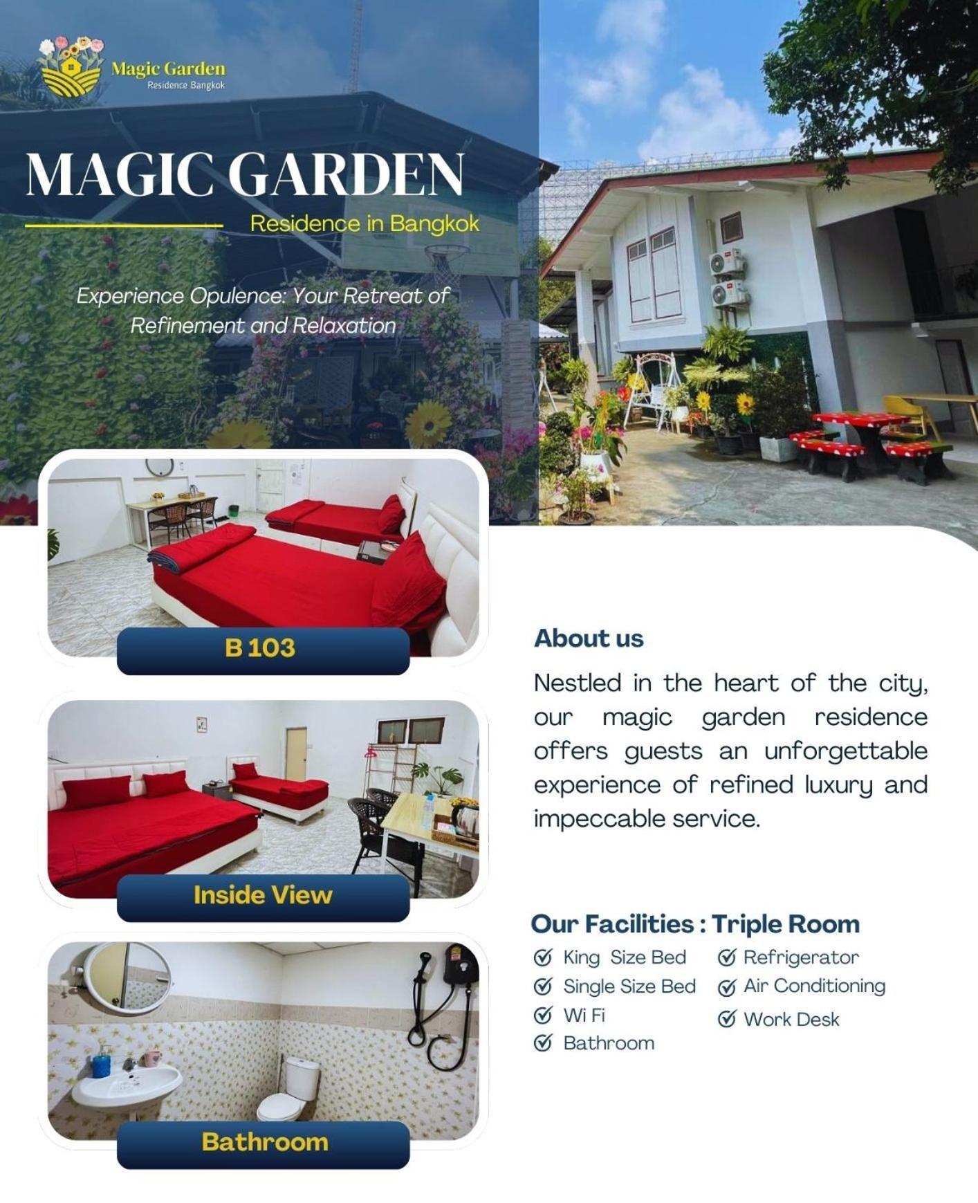 Magic Garden Residence Bangkok Exterior foto
